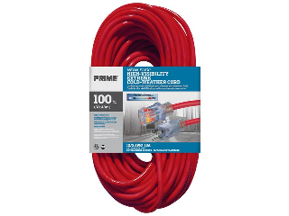 High Visibility Outdoor Extension Cord, 100 Ft