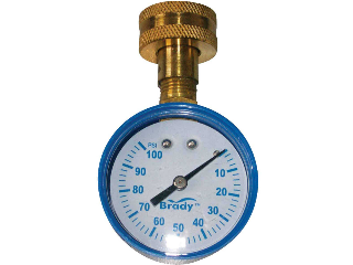 Campbell Water Gauge, 100 PSI