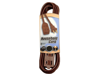 Brown Vinyl Extension Cord 16/2 (Lengths)