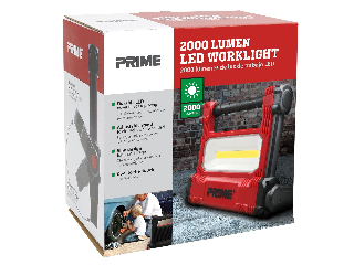 2000 Lumen LED Worklight With 6 Ft Cord