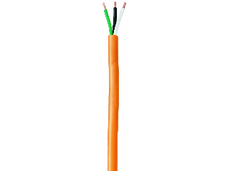 Vinyl 14-3 SJTW Electrical Cord, Orange (Sold Per Ft)