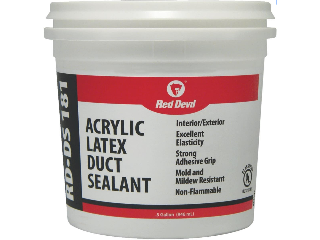 Red Devil Acrylic Latex Duct Sealant, 1/2 Gallon