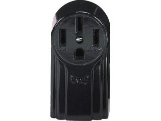 Surface Mount Dryer Receptacle, 50 Amp