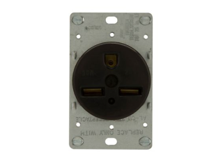 Flush Mount Receptacle, 30 Amp **