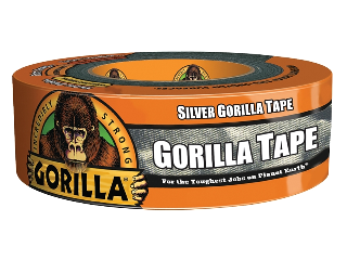 Gorilla Silver Duct Tape, 1.88 In x 30 Yd