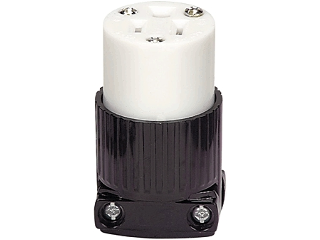 Industrial Grounded Connector, 15 Amp