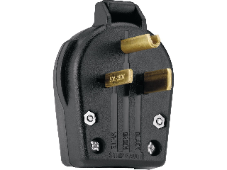 Commercial Angle Power Plug, 50 Amp