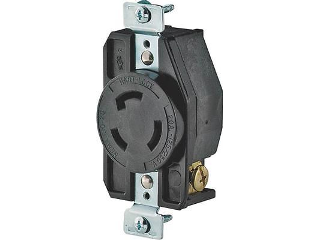 Industrial Non Grounding Locking Receptacle, L10-20