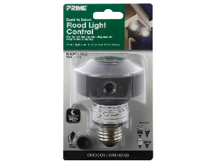 Dusk To Dawn Flood Light Control PAR38 Base With Photocell, Gray