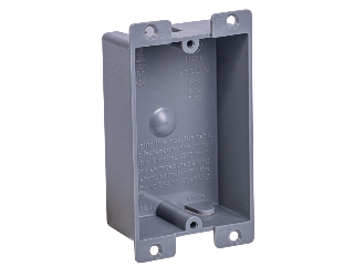 1 Gang Shallow Outlet PVC Switch Box