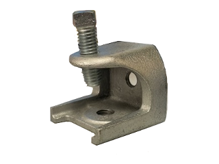 Galvanized Rod Insulator Ductile Beam Clamp, 1/2-13