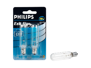 Replacement Exit Sign Bulb T-6, 15 Watt