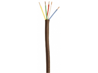 PVC Jacketed 18-5 Class 2 Thermostat Wire, Brown (Sold Per Ft)