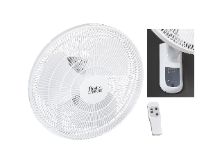 Wall Mount Oscillating Fan, 16 In