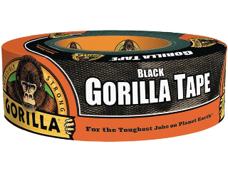 Gorilla Black Duct Tape, 1.88 In x 50 Yard