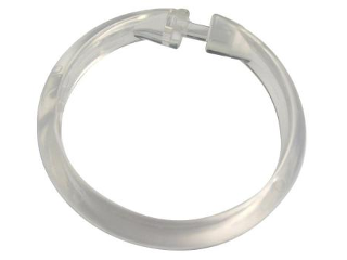 Shower Curtain Rings 12 Pack, Clear