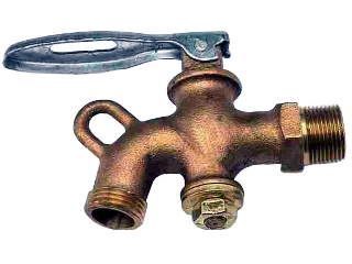 Bronze Drum & Barrel Faucet, 3/4 In