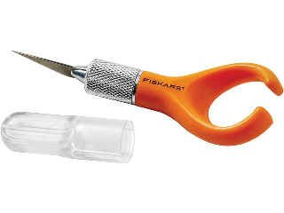 Fiskars Fingertip Knife, Steel Blade 4 In OAL