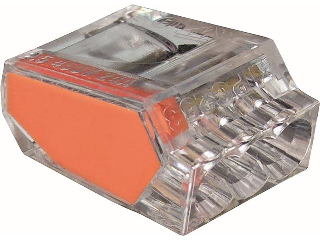 PushGard 3-Wire Connector 10 Pk Orange