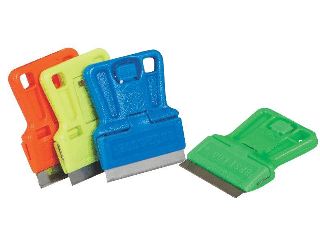 Mini Plastic Single-Edge Razor Scraper