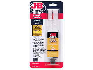 J-B Weld Plastic Bonder Syringe, .85 Oz