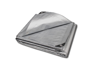 Heavy Duty Silver Poly Tarp, 30 Ft x 40 Ft