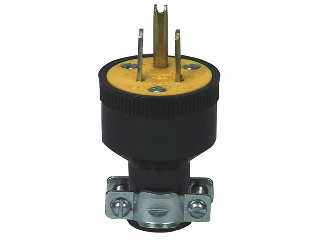 Commercial Grounding Round Plug, 15 Amp  125V