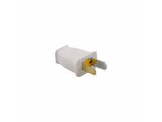 Electric Cord Plug 15A 125V White