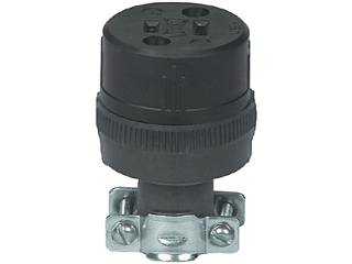 Commercial Non Grounding Rubber Connector, Black