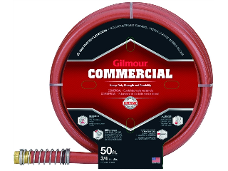 Gilmour Commercial Heavy Duty Garden Hose, 3/4 In x 50 Ft