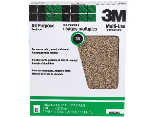 Aluminum Oxide Sand Paper,  36 Grit