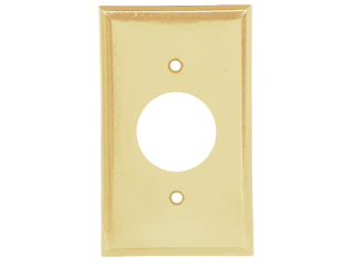 Residential Single Outlet Plate, Ivory