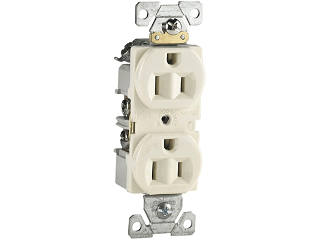 Duplex Receptacle 5-15R 3-Wire Ivory