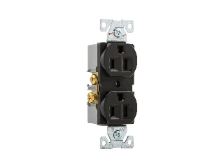 Duplex Receptacle 5-15R, Black