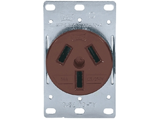 Flush Mount Range Receptacle, 50 Amp ****