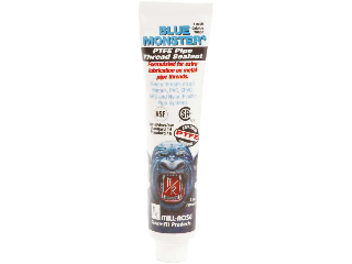 Blue Monster White Industrial Grade PTFE Thread Sealant, 2 Oz