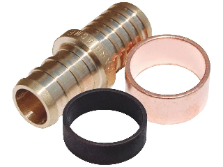 PEX Brass Polybutyelene Coupling (Sizes)