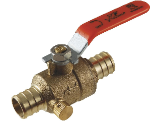 PEX Brass Full Port Ball Valve with Drain (Sizes)