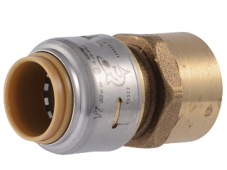 Push-to-Connect Brass Female Adapter (Sizes)