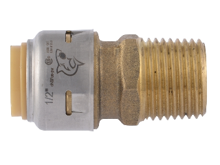 Push-to-Connect Brass Male Adapter (Sizes)