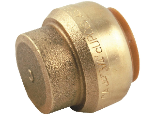 Push-to-Connect Brass Cap (Sizes)