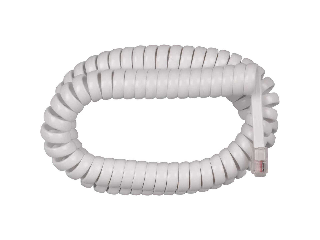 RCA White Phone Cord, 12 Ft