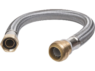 Flexible Water Heater Connector, 3/4 In x 3/4 In  (Lengths)