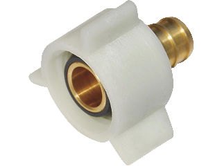 PEX Brass Straight Swivel Adapter, 1/2 In Barb x 1/2 In FPT