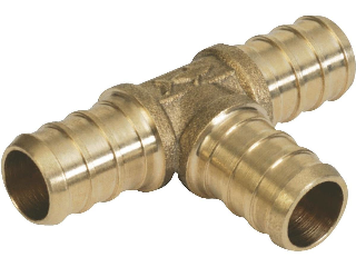 PEX Brass Barb Tee (Sizes)