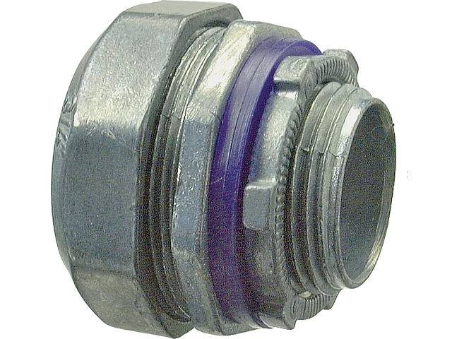 Liquid-Tight 1 In Conduit Connector, Zinc