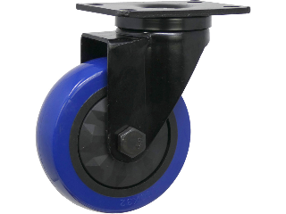 Swivel TPU Caster 4 In, 300 Lb Blue Diamond