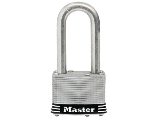 Master Lock Stainless Steel Keyed Padlock, 1-3/4 In W Body