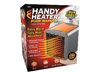 Handy Ceramic Space Heater, 1200W