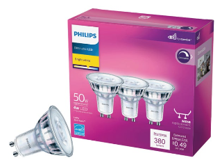 LED Floodlight Bright White Light Bulb 50W, 3 Pk